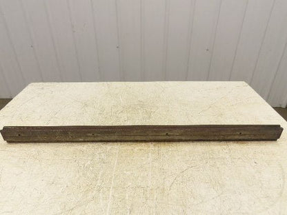 Press Brake Die 38" Long 90° V 3/8" W 3/16" D 1-3/4" H 1/2" Tang