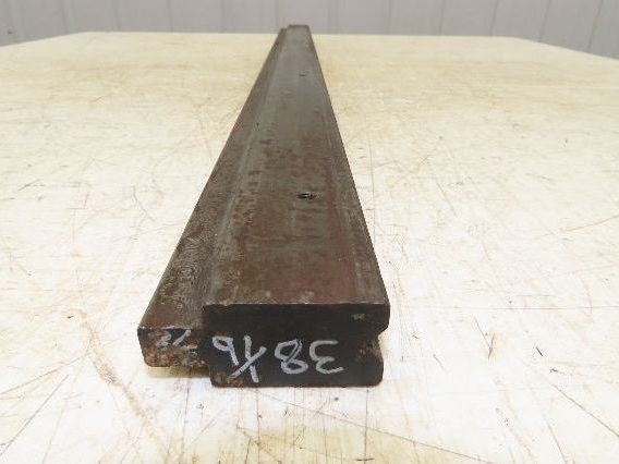 Press Brake Die 38" Long 90° V 3/8" W 3/16" D 1-3/4" H 1/2" Tang