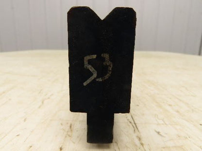 Press Brake Die 53" Long 90° V 5/16" W 3/16" D 1-3/4" H 1/2" Tang