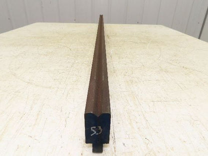 Press Brake Die 53" Long 90° V 5/16" W 3/16" D 1-3/4" H 1/2" Tang