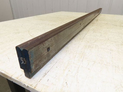 Press Brake Die 53" Long 90° V 5/16" W 3/16" D 1-3/4" H 1/2" Tang