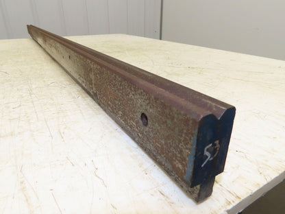 Press Brake Die 53" Long 90° V 5/16" W 3/16" D 1-3/4" H 1/2" Tang
