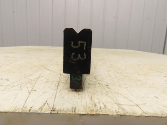 Press Brake Die 53" Long 90° V 5/16" W 3/16" D 1-3/4" H 1/2" Tang