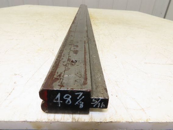 Press Brake Die 48-7/8" Long 90° V 5/16" W 1/8" D 1-3/4" H 1/2" Tang