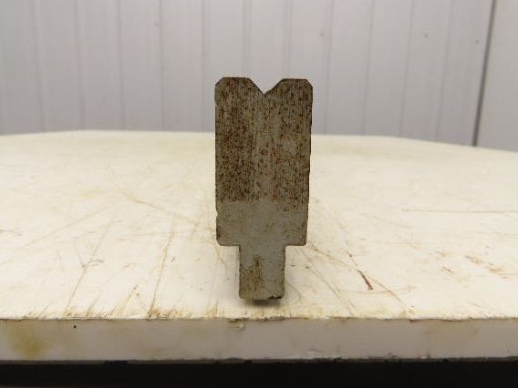 Press Brake Die 48-3/16" Long 90° V 1/4" W 5/32" D 1-3/4" H 1/2" Tang