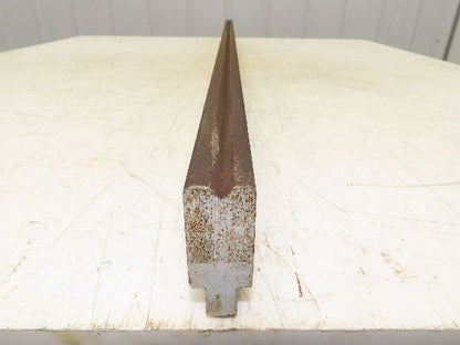 Press Brake Die 48-3/16" Long 90° V 1/4" W 5/32" D 1-3/4" H 1/2" Tang