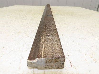 Press Brake Die 48-3/16" Long 90° V 1/4" W 5/32" D 1-3/4" H 1/2" Tang