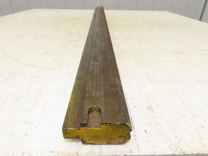 Press Brake Die 47-7/8" Long 90° V 3/16" W 1/8" D 1-3/4" H 1/2" Tang