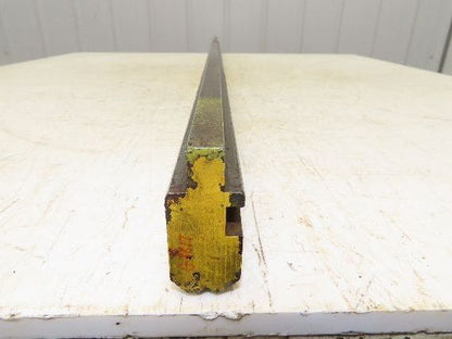 Press Brake Die 47-7/8" Long 90° V 3/16" W 1/8" D 1-3/4" H 1/2" Tang