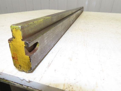 Press Brake Die 47-7/8" Long 90° V 3/16" W 1/8" D 1-3/4" H 1/2" Tang