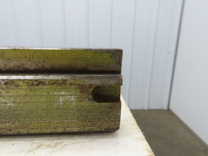 Press Brake Die 47-7/8" Long 90° V 3/16" W 1/8" D 1-3/4" H 1/2" Tang