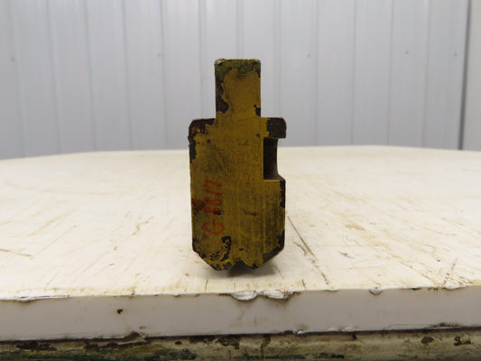Press Brake Die 47-7/8" Long 90° V 3/16" W 1/8" D 1-3/4" H 1/2" Tang