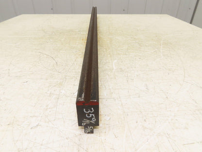 Press Brake Die 35-1/2" Long 90° V 5/16" W 3/16" D 1-3/4" H 1/2" Tang