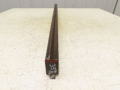Press Brake Die 35-1/2" Long 90° V 5/16" W 3/16" D 1-3/4" H 1/2" Tang