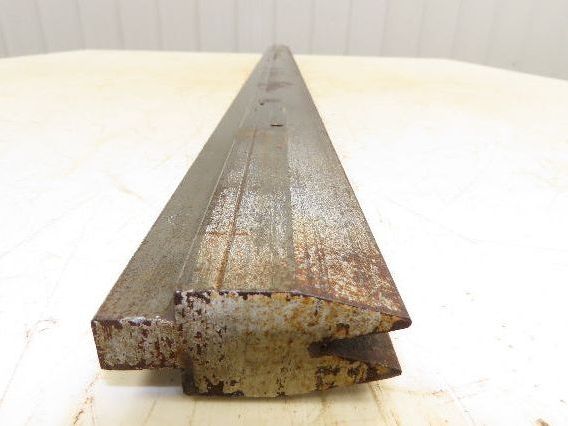 Press Brake Die 47-1/2" Long 30° Acute V 3/8" W 11/16" D 1-3/4" H 1/2" Tang