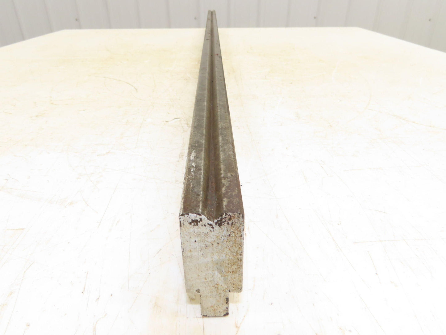 Press Brake Die 44-1/16" Long 90° V 5/16" W 1/8" D 1-3/4" H 1/2" Tang