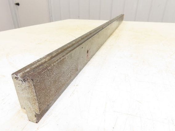 Press Brake Die 44-1/16" Long 90° V 5/16" W 1/8" D 1-3/4" H 1/2" Tang