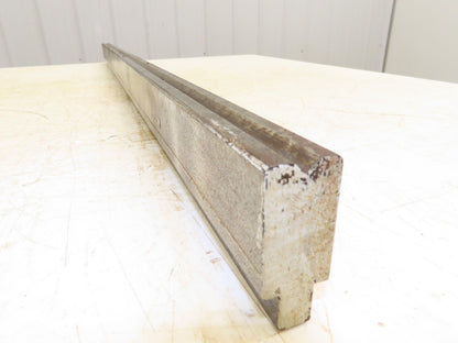 Press Brake Die 44-1/16" Long 90° V 5/16" W 1/8" D 1-3/4" H 1/2" Tang
