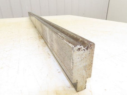 Press Brake Die 44-1/16" Long 90° V 5/16" W 1/8" D 1-3/4" H 1/2" Tang