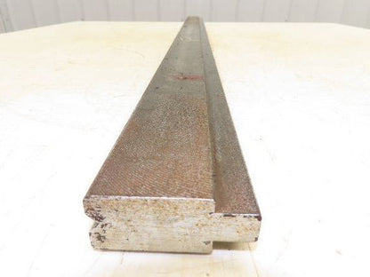 Press Brake Die 44-1/16" Long 90° V 5/16" W 1/8" D 1-3/4" H 1/2" Tang