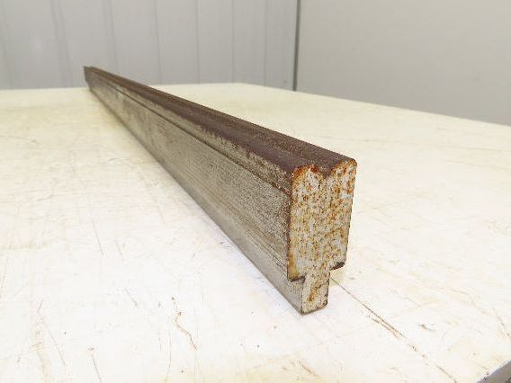 Press Brake Die 45-1/8" Long 90° V 3/8" W 3/16" D 1-3/4" H 1/2" Tang