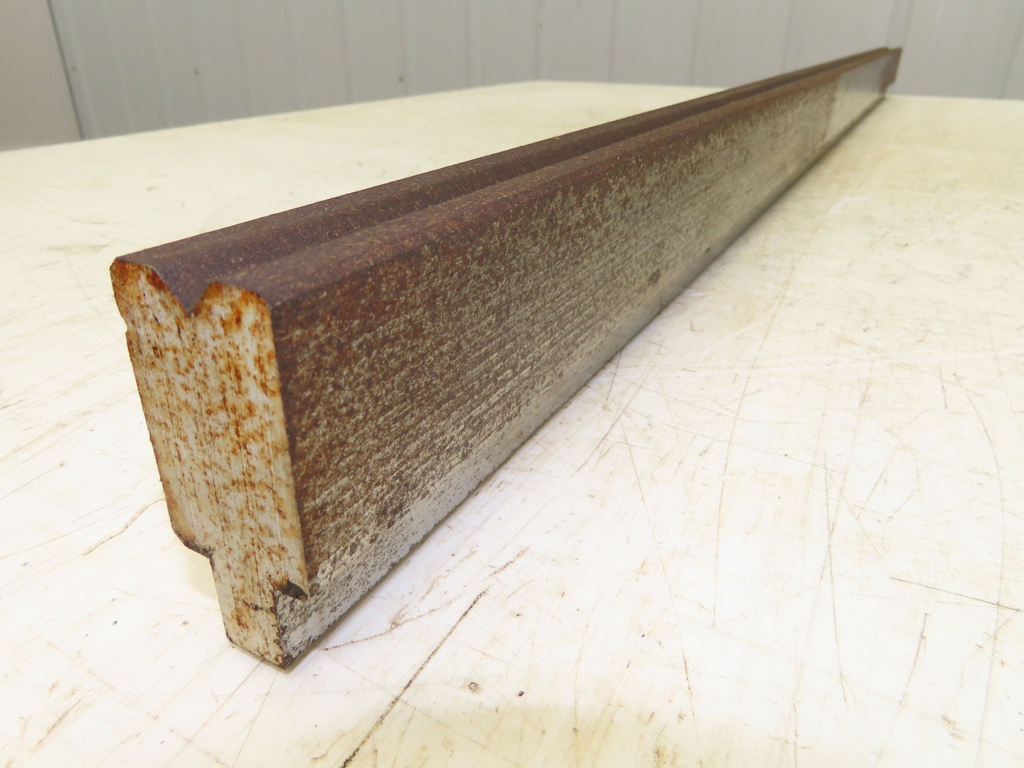 Press Brake Die 45-1/8" Long 90° V 3/8" W 3/16" D 1-3/4" H 1/2" Tang