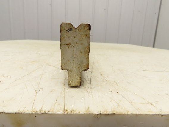 Press Brake Die 45-1/8" Long 90° V 3/8" W 3/16" D 1-3/4" H 1/2" Tang