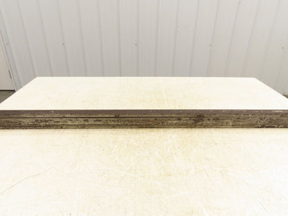 Press Brake Die 38-5/8" Long 90° V 3/8" W 3/16" D 1-3/4" H 1/2" Tang