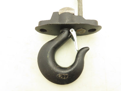 CM Lodestar 2 Ton Hoist Upper Rigid Hook Suspension Latch Hook Black 627-710