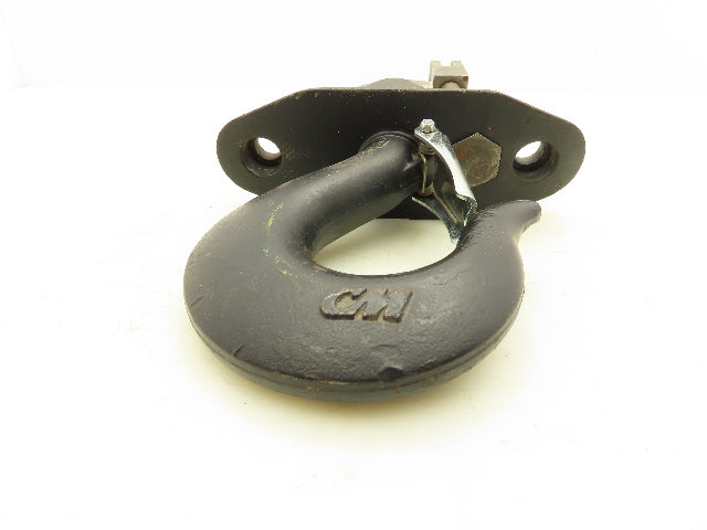 CM Lodestar 2 Ton Hoist Upper Rigid Hook Suspension Latch Hook Black 627-710