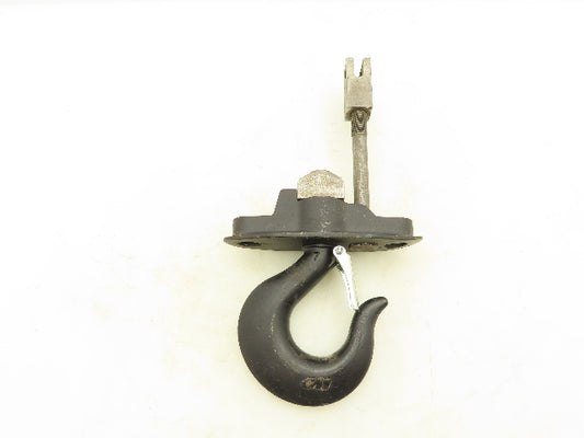 CM Lodestar 2 Ton Hoist Upper Rigid Hook Suspension Latch Hook Black 627-710