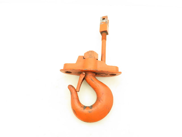 CM Lodestar 2 Ton Hoist Upper Rigid Hook Suspension Latch Hook Orange 627-710