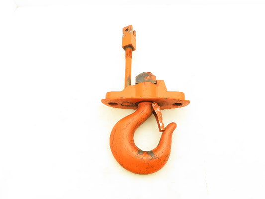 CM Lodestar 2 Ton Hoist Upper Rigid Hook Suspension Latch Hook Orange 627-710