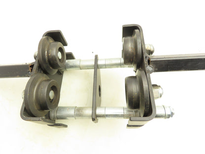 CM CBTP 1/2 Ton Manual Plain Push Trolley 2"-8.7" Flange
