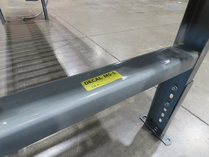 Hytrol 24"x 10' Accumulation Roller Conveyor 21"BF O-Ring Line Shaft Drive 64FPM