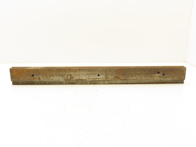 Press Brake Die 23-9/16" Long 90° V 1/4" W 1/8" D 1-3/4" H 1/2" Tang