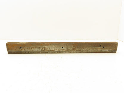 Press Brake Die 23-9/16" Long 90° V 1/4" W 1/8" D 1-3/4" H 1/2" Tang