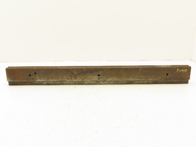 Press Brake Die 23-9/16" Long 90° V 1/4" W 1/8" D 1-3/4" H 1/2" Tang