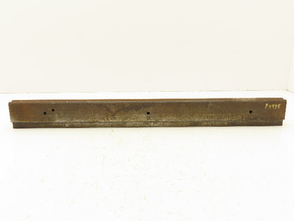 Press Brake Die 23-9/16" Long 90° V 1/4" W 1/8" D 1-3/4" H 1/2" Tang