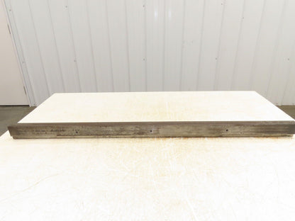 Press Brake Die 42-1/8" Long 90° V 3/8" W 3/16" D 1-3/4" H 1/2" Tang