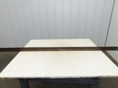 Press Brake Die 73" Long 90° V 7/32" W 1/8" D 1-3/4" H 1/2" Tang