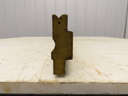 Press Brake Die 73" Long 90° V 7/32" W 1/8" D 1-3/4" H 1/2" Tang