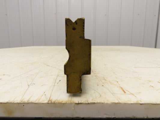 Press Brake Die 73" Long 90° V 7/32" W 1/8" D 1-3/4" H 1/2" Tang
