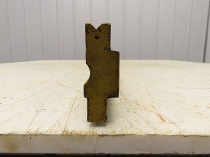 Press Brake Die 73" Long 90° V 7/32" W 1/8" D 1-3/4" H 1/2" Tang