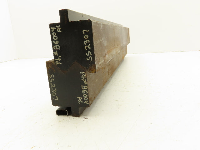 Press Brake Punch Die Set 24-1/2" Long 90° Offset Z Bend V 1-1/2" W 11/16" D