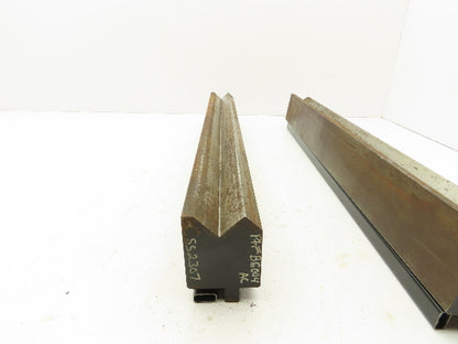 Press Brake Punch Die Set 24-1/2" Long 90° Offset Z Bend V 1-1/2" W 11/16" D