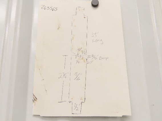 Press Brake Punch Die Set 39" Long 90° Offset Z Bend V 1/4" W 3/32" D
