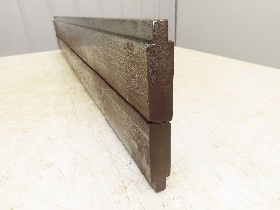 Press Brake Punch Die Set 39" Long 90° Offset Z Bend V 1/4" W 3/32" D