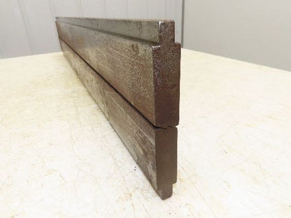 Press Brake Punch Die Set 39" Long 90° Offset Z Bend V 1/4" W 3/32" D