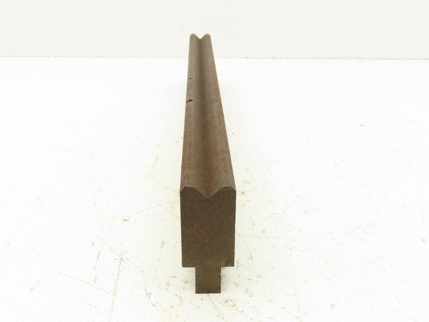 Press Brake Die 15-3/8" Long 90° V 1/2" W 1/4" D 1-3/4" H 1/2" Tang